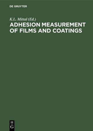 Adhesion Measurement of Films and Coatings