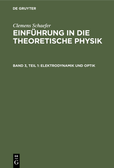 Elektrodynamik und Optik
