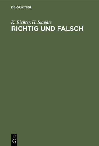 Richtig und falsch