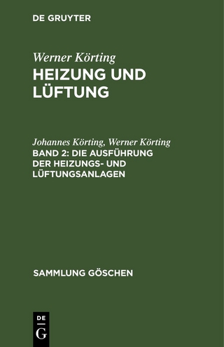 Die Ausführung der Heizungs- und Lüftungsanlagen