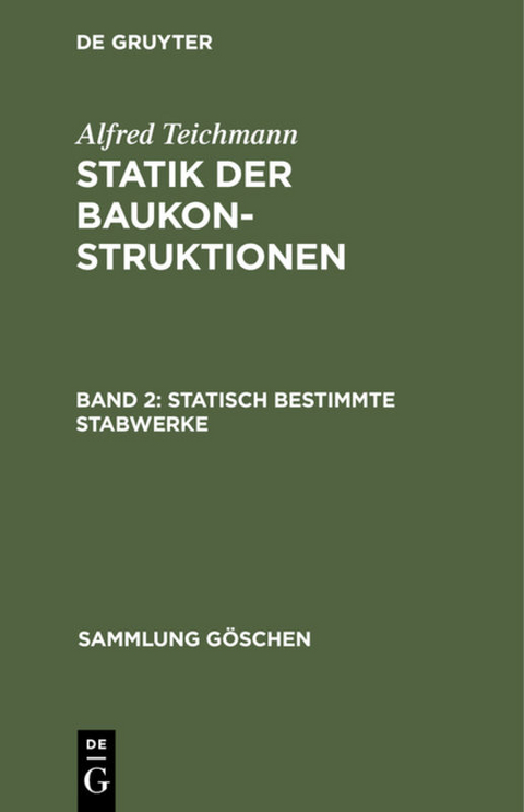 Statisch bestimmte Stabwerke