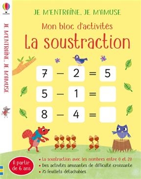 La soustraction : mon bloc d'activit&eacute;s - Rosamund Smith