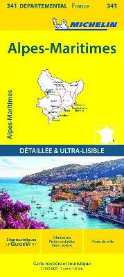 Alpes-Maritimes - Michelin Local Map 341 -  Michelin