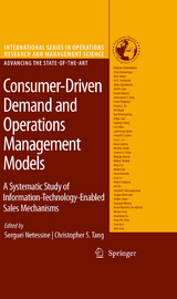 Consumer-Driven Demand and Operations Management Models - 