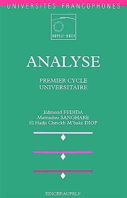 Analyse : 1er cycle universitaire