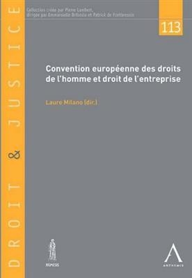 Convention europ&eacute;enne des droits de l'homme et droit de l'entreprise -  MILANO L.