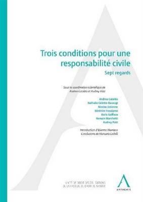 Trois conditions pour une responsabilit&eacute; civile : sept regards -  CATALDO A. PUTZ A.