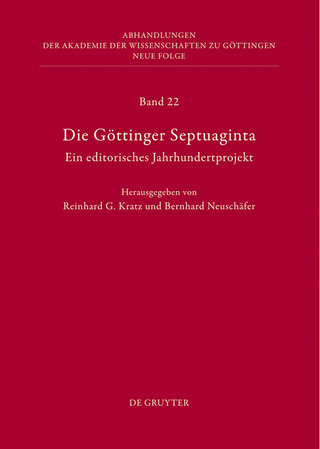 Die Göttinger Septuaginta
