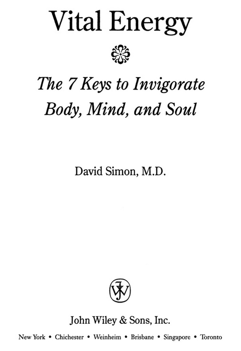 Vital Energy - David Simon