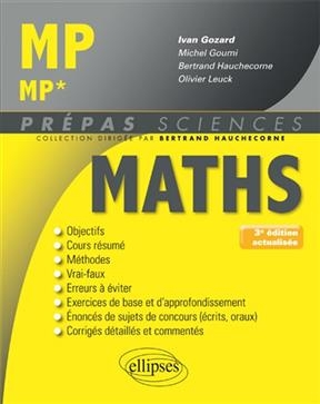 Maths MP, MP* - Michel Goumi, Bertrand Hauchecorne, Olivier Leuck