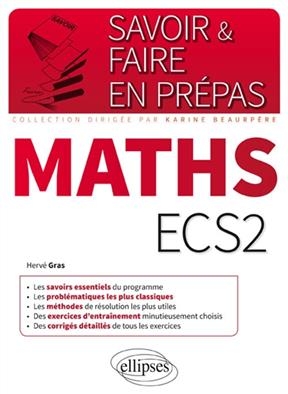 Mathématique ECS2 - Hervé Gras