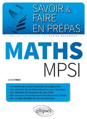 Maths MPSI - Lionel Béal