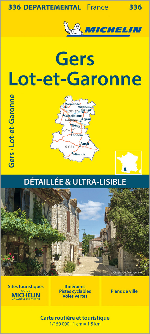 Gers Lot-et-Garonne - Michelin Local Map 336 -  Michelin