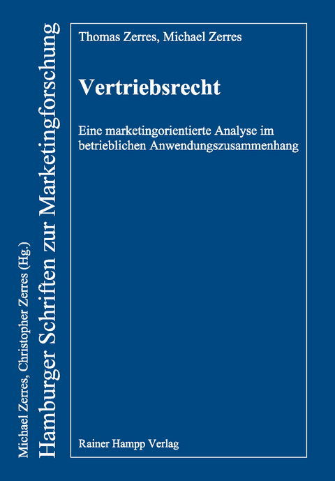 Vertriebsrecht -  Thomas Zerres,  Michael Zerres