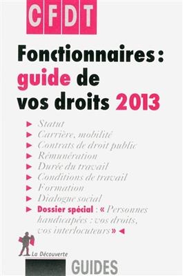 Fonctionnaires : guide de vos droits 2013 -  Cfdt