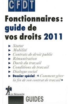 Fonctionnaires : guide de vos droits 2011 -  Cfdt
