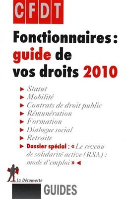 Fonctionnaires : guide de vos droits 2010