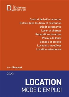 Location, mode d'emploi : 2020
