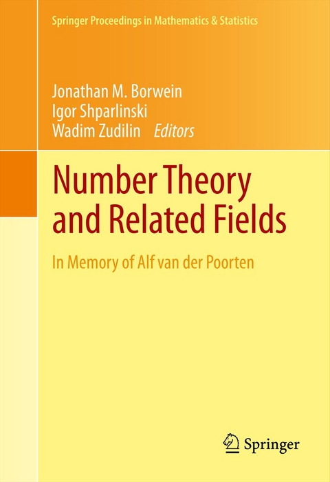 Number Theory and Related Fields - 