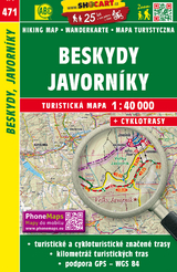 Beskydy, Javorn&iacute;ky / Beskiden, Javornik-Gebirge (Wander - Radkarte 1:40.000)