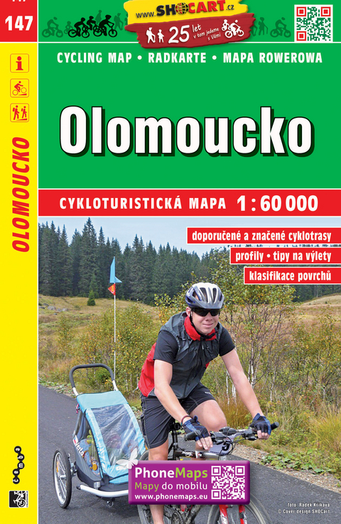 Olomoucko / Olm&uuml;tz (Radkarte 1:60.000)