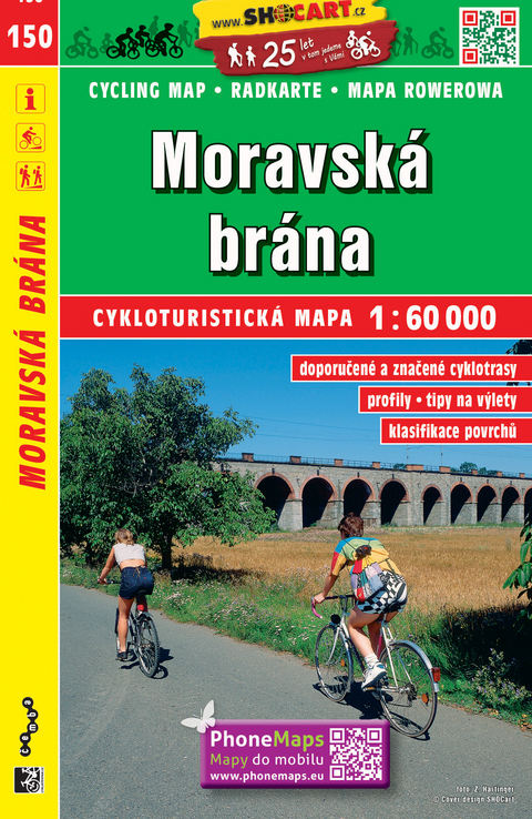 Moravsk&aacute; br&aacute;na / M&auml;hrische Pforte (Radkarte 1:60.000)