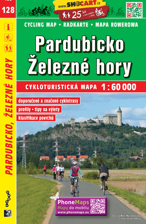 Pardubicko, Železn&eacute; hory / Pardubitz, Eisengebirge (Radkarte 1:60.000)