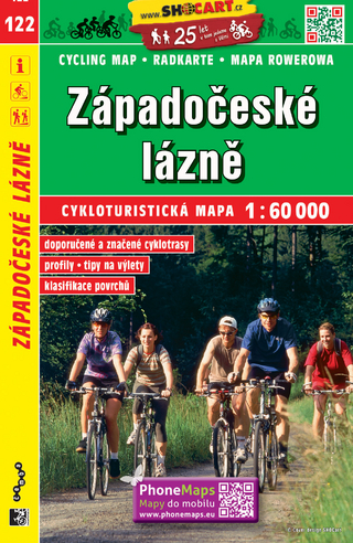 Západočeské lázně / Westböhmische Bäder (Radkarte 1:60.000)
