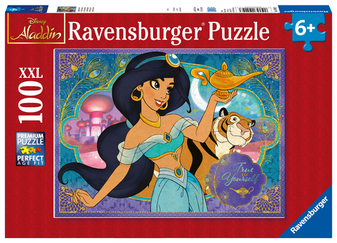 Ravensburger Kinderpuzzle - 10409 Zauberhafte Jasmin - Disney-Puzzle f&uuml;r Kinder ab 6 Jahren, mit 100 Teilen im XXL-Format
