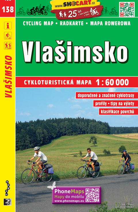 Vla&scaron;imsko / Wlaschim (Radkarte 1:60.000)