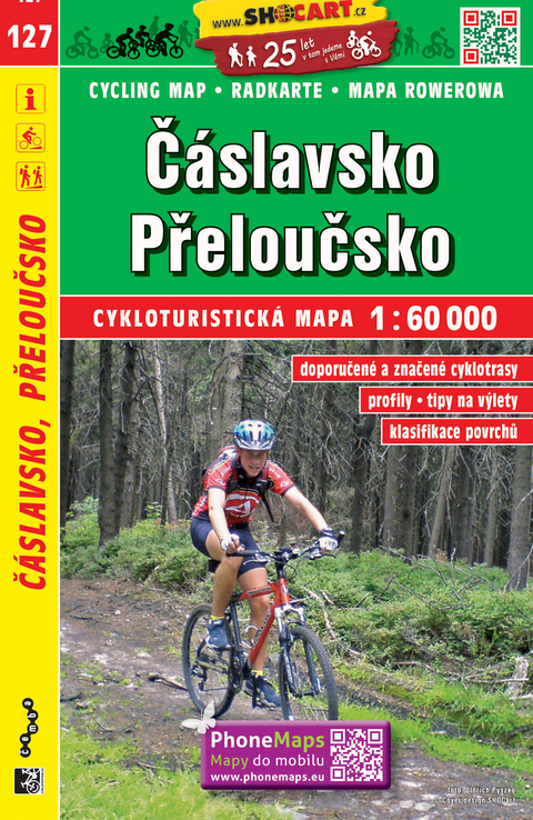 Č&aacute;slavsko, Přeloučsko / Caslau, Prelouc (Radkarte 1:60.000)
