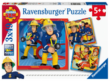Ravensburger Kinderpuzzle - 05077 Unser Held Sam - Puzzle f&uuml;r Kinder ab 5 Jahren, mit 3x49 Teilen, Puzzle mit Feuerwehrmann Sam