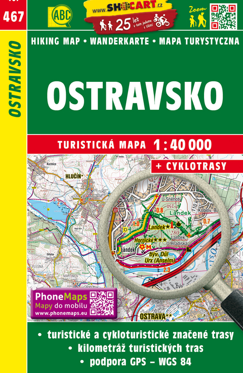 Ostravsko / Ostrau (Wander - Radkarte 1:40.000)