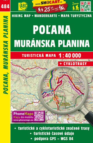 Poľana, Muránska planina / Poľana, Muraner Plateau (Wander - Radkarte 1:40.000)