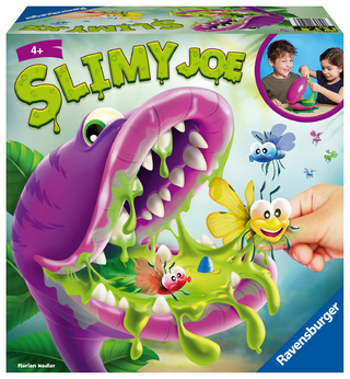 Ravensburger Kinderspiel 20594 - Slimy Joe, Spiel für Kinder ab 4 Jahren, für 2 bis 4 Spieler - Glibberiger Sammel- und Aktionsspielespaß mit echtem Schleim