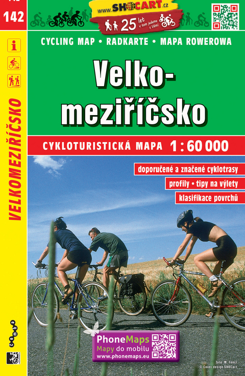 Velkomeziř&iacute;čsko / Gro&szlig; Meseritsch (Radkarte 1:60.000)