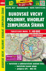 Bukovsk&eacute; vrchy, Poloniny, Vihorlat, Zempl&iacute;nska &scaron;&iacute;rava / Bukovec-Berge, Waldkarpaten, Vihorlatgebirge, Sempliner Weite (Wander - Radkarte 1:40.000)