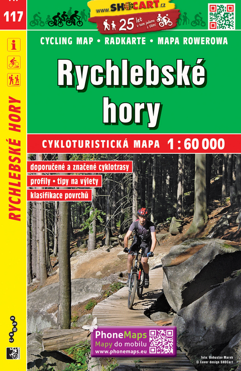 Rychlebsk&eacute; hory / Reichensteiner Gebirge (Radkarte 1:60.000)