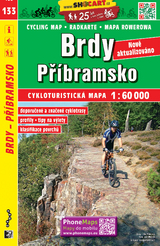 Brdy, Př&iacute;bramsko / Brdy, Pribram (Radkarte 1:60.000)