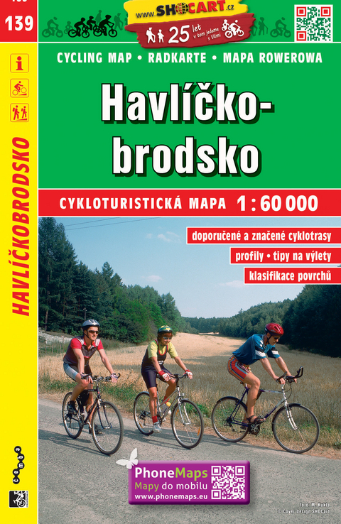 Havl&iacute;čkobrodsko / Deutsch Brod (Radkarte 1:60.000)