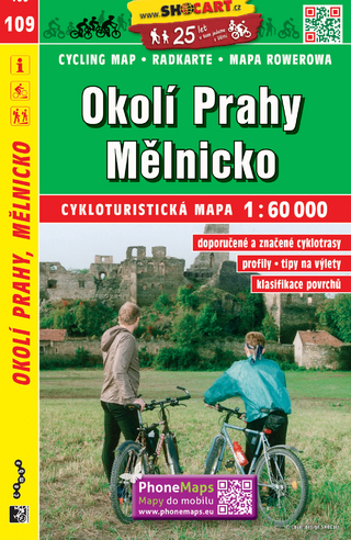 Okolí Prahy, Mělnicko / Prag Umgebung, Melnik (Radkarte 1:60.000)