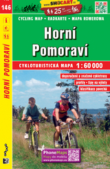 Horn&iacute; Pomorav&iacute; / Oberer Marchtal (Radkarte 1:60.000)