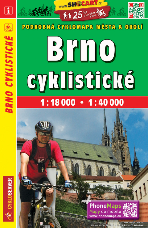 Brno / Br&uuml;nn (Radkarte 1:18.000 / 1:40.000)