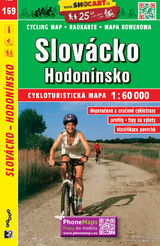Slov&aacute;cko, Hodon&iacute;nsko / M&auml;hrische Slowakei, G&ouml;ding (Radkarte 1:60.000)