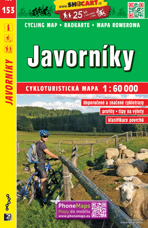 Javorn&iacute;ky / Javorn&iacute;k-Gebirge (Radkarte 1:60.000)