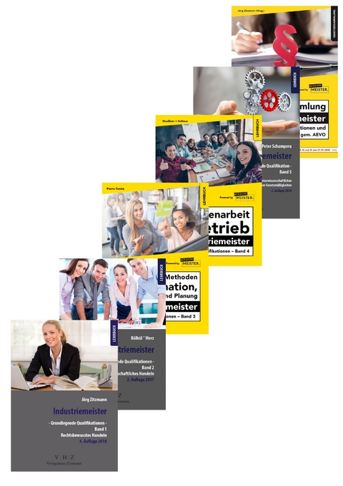 B&uuml;cherbundle Industriemeister - RBH, BWH, ZiB, MdP, NTG
