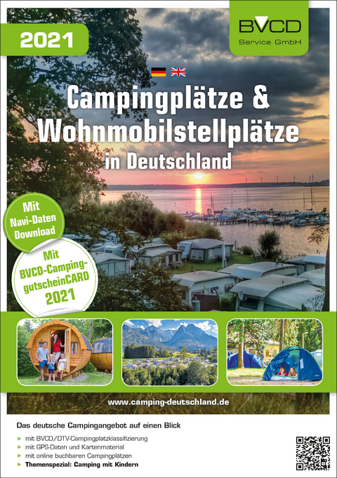 Campingpl&auml;tze & Wohnmobilstellpl&auml;tze in Deutschland 2021