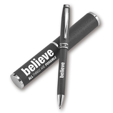 Kugelschreiber im Etui - Believe all things are possible