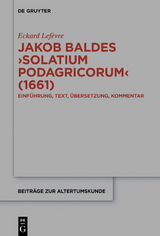 Jakob Baldes &rsaquo;Solatium Podagricorum&lsaquo; (1661) - Eckard Lef&egrave;vre