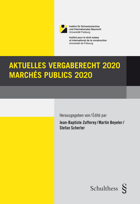 Aktuelles Vergaberecht 2020 / March&eacute;s publics 2020 - 